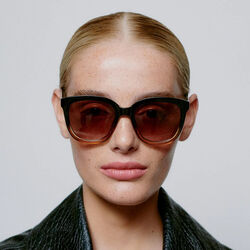 Billy Solbriller, black/brown transparent, A. KJÆRBEDE