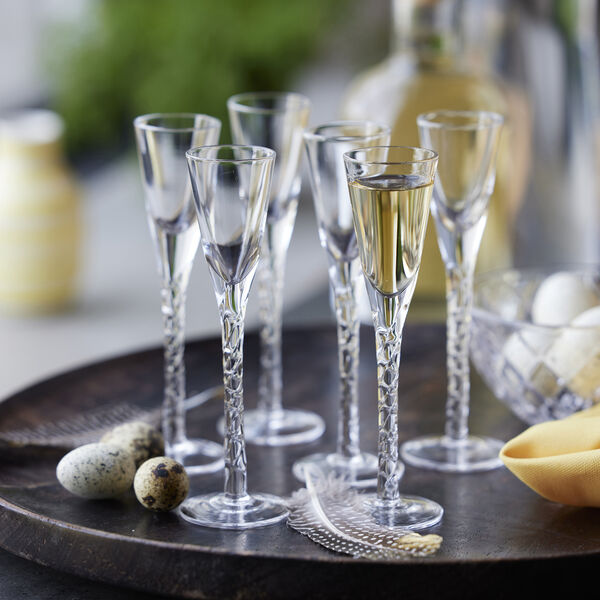 Paris snapseglas 6 stk., Lyngby Glas