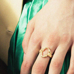 APOCALYPSE RING, forgyldt APOCALYPSE RING, forgyldt, House of Vincent