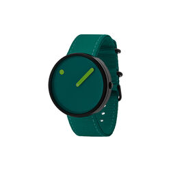 PICTO armbåndsur, ocean green/matt black/ocean green, PICTO