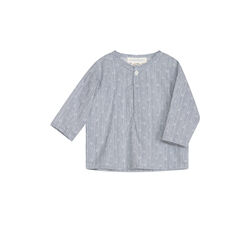 Baby Peasant Shirt, indigo gem, Serendipity
