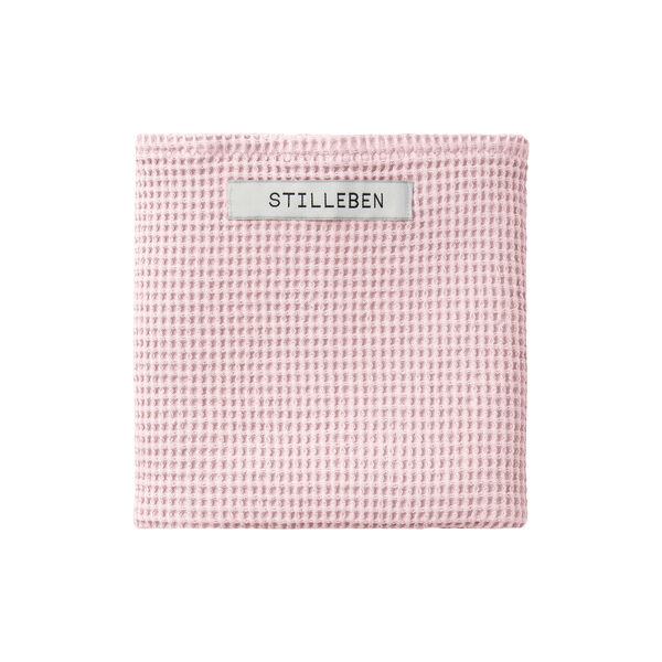 Viskestykke vaflet, chalk pink, Stilleben