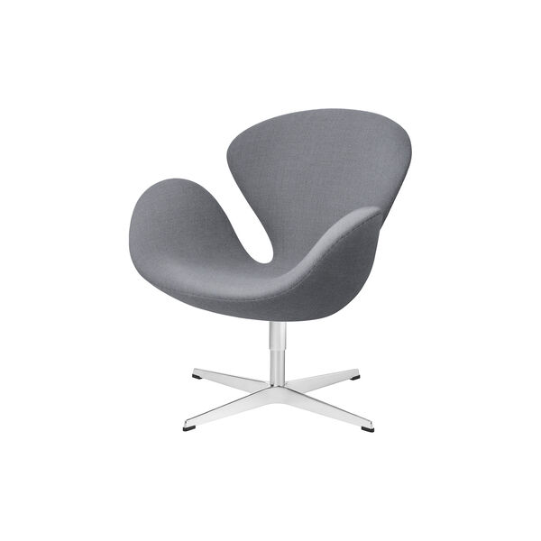 Svanen™ 3320 loungestol, lysegrå Svanen™ 3320 loungestol, lysegrå, Fritz Hansen