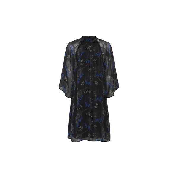 ChionoBBWendisa dress, black blue leopard print, Bruuns Bazaar