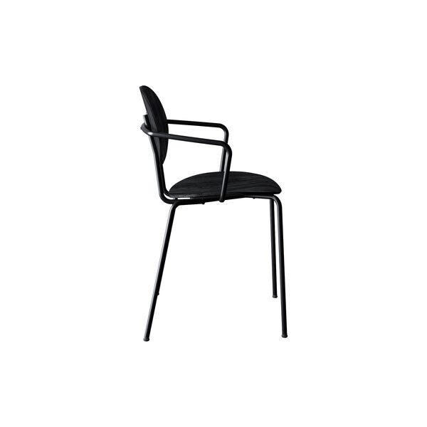 PIET HEIN Chair with Arms, sortlakeret eg, Sibast Furniture