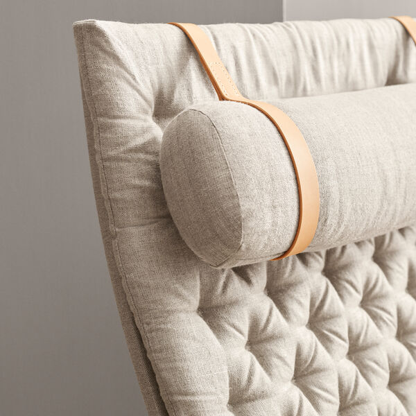 FK10 Plico loungestol, hvidolieret eg/natur, Carl Hansen & S&oslash;n