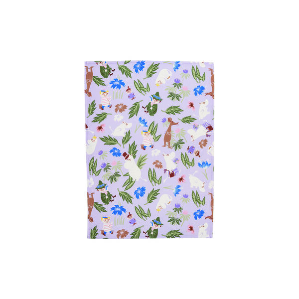 Mumi Viskestykke, lilla, Moomin Arabia