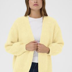 OttolineSZ Open Cardigan, lemon drop melange, Saint Tropez