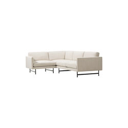 562E Calmo Elements Sofa, Ecriture 0210/black steel, Fredericia Furniture