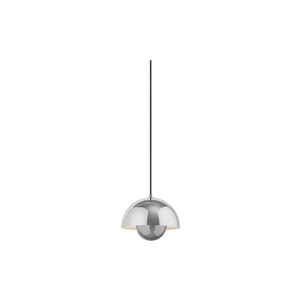 Flowerpot VP1 Pendant, chrome-plated Flowerpot VP1 Pendant, chrome-plated, &Tradition