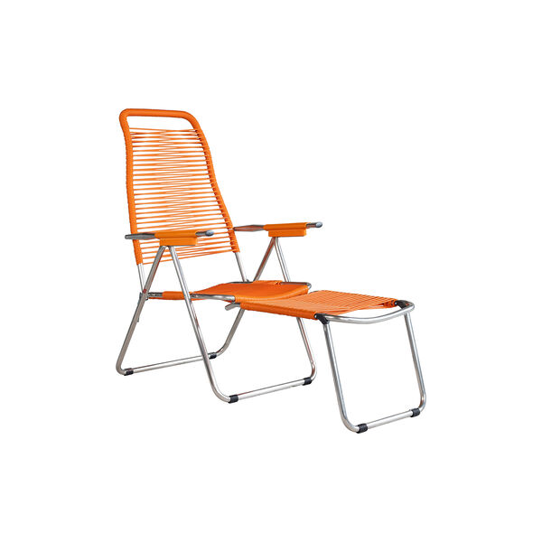 Spaghetti Outdoor Sunbed, orange matt, FIAM