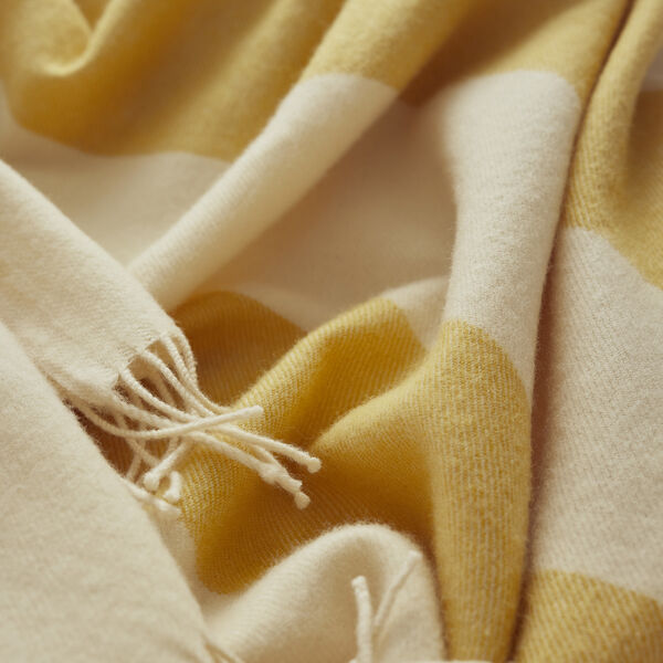 The Sweater plaid, 08007 golden yellow, Silkeborg Uldspinderi