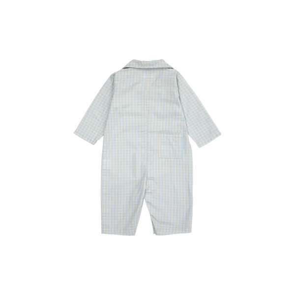 Classic PJ Suit, blue gingham, Lalaby