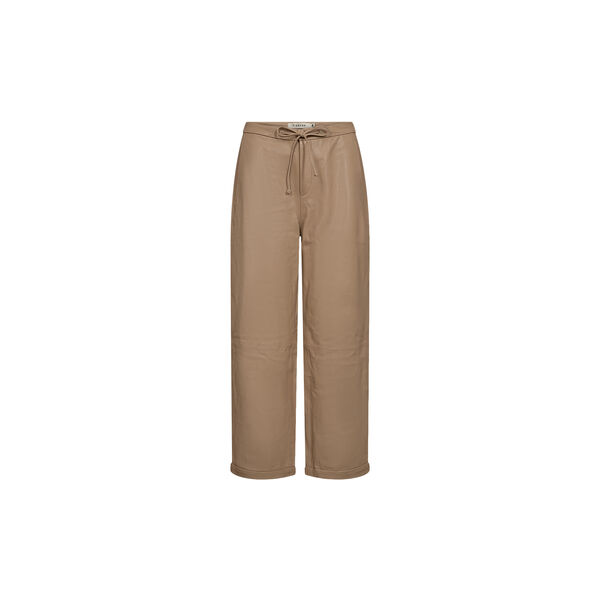 PD-Lanni Leather Cropped Pant, camel, Pieszak