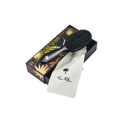 Boar- & Nylon børste medium, tortoise shell, Fan Palm