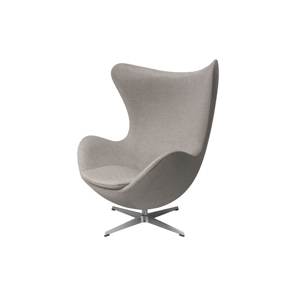 Ægget™ 3316 loungestol, Re-wool 128 grey white/natural, Fritz Hansen