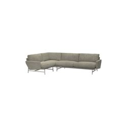 Lissoni™ PL114 venstrevendt sofa, Moss 0015, Fritz Hansen