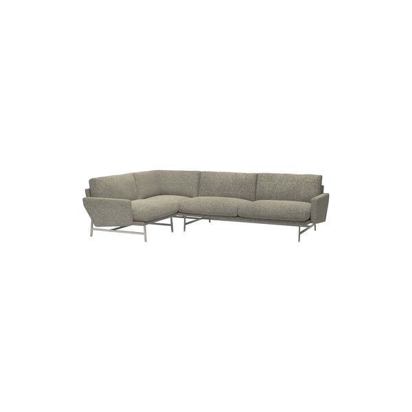 Lissoni™ PL114 venstrevendt sofa, Moss 0015, Fritz Hansen