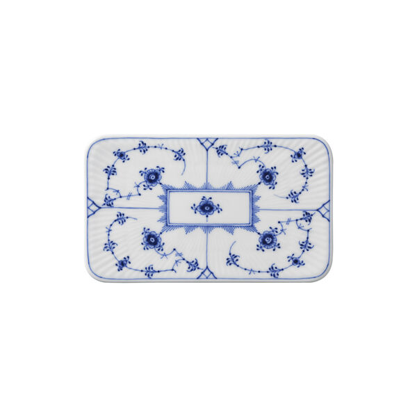 Musselmalet Riflet serveringsbræt 15,5 cm Musselmalet Riflet serveringsbræt 15,5 cm, Royal Copenhagen