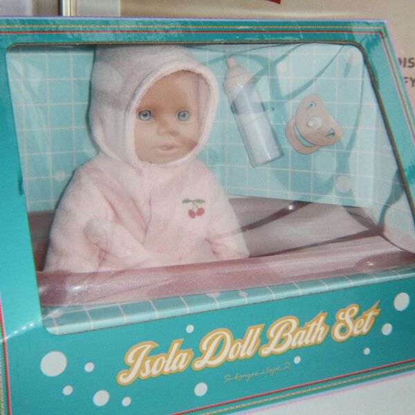 Isola Doll Bath Set, cherry, Konges Sl&oslash;jd
