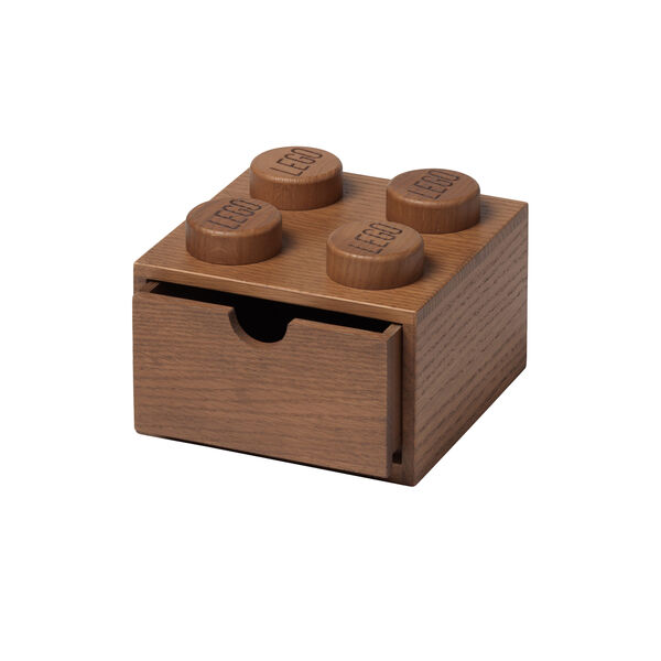 LEGO® 2x2 opbevaringskasse, mørkbejdset eg LEGO® 2x2 opbevaringskasse, mørkbejdset eg, Room Copenhagen