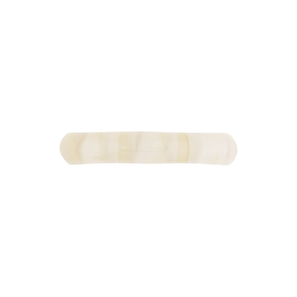 Curved Bone Clip, ivory, SUI AVA