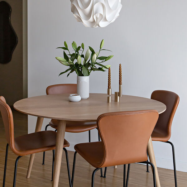 PLAY Chair Tube spisebordsstol, cognac, Bruunmunch Furniture