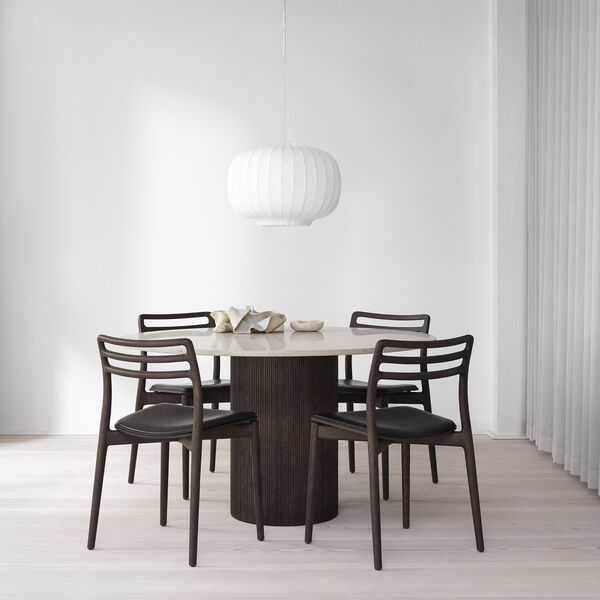 VIPP494 Cabin Round Table, jura grau blau/dark oak, Vipp