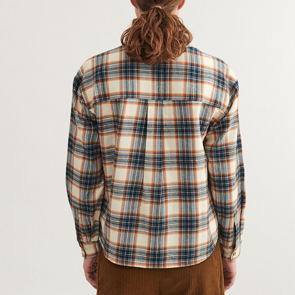 Kira Shirt, copen blue / birch, Basic Apparel