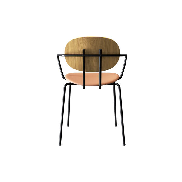 PIET HEIN Chair with Arms, olieret eg/Silk Cognac, Sibast Furniture