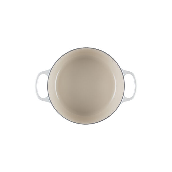 Signature rund st&oslash;bejernsgryde &Oslash; 24 cm, meringue, Le Creuset