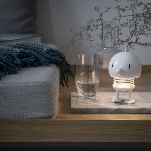 LED lampe L, white, Hoptimist