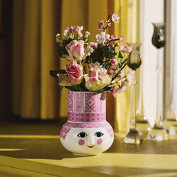 Olga Vase, pink, Bjørn Wiinblad