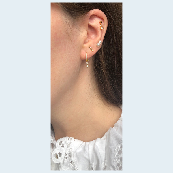 Charm Huggie Charm Huggie, The Earring Shop