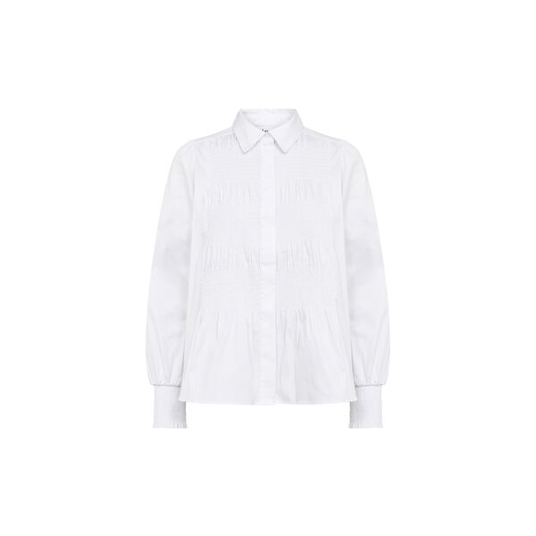 LR-ISLA SOLID 117 Skjorte, white, Levet&eacute; Room