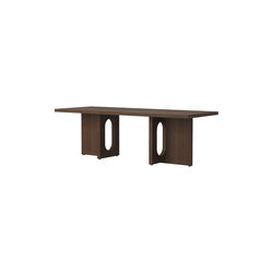 Androgyne Lounge Table | Dark Stained Oak | Sofabord, Audo Copenhagen
