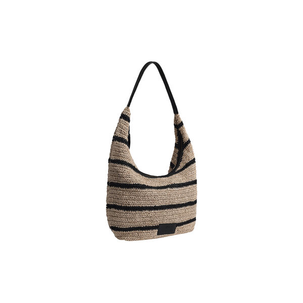 SoleaMBG Bag, Raffia, natural/black mix w/black, Markberg