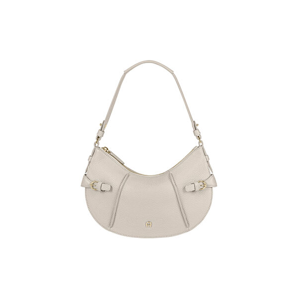 Cavallo Hobo Bag | Fog Beige | Skuldertaske, Aigner