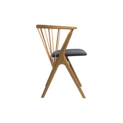 Sibast No 8 spisestol, olieret eg/mørkegrå, Sibast Furniture