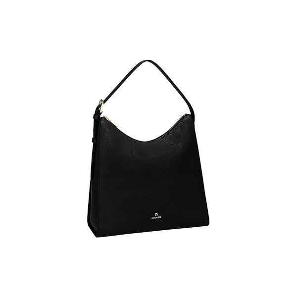 Ivy Hobo Bag L, black, Aigner