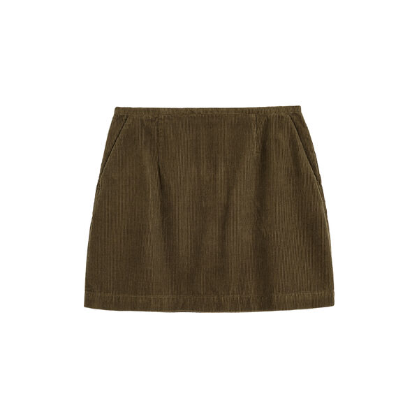Mini Skirt Corduroy, bark, Aiayu