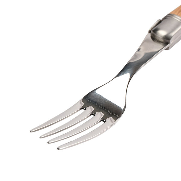 Steakgaffel, oliventræ Steakgaffel, oliventræ, Laguiole Tradition