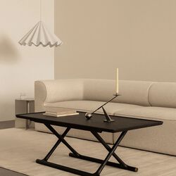 J&auml;ger Lounge Table | Black Stained Oak | Sofabord, Audo Copenhagen