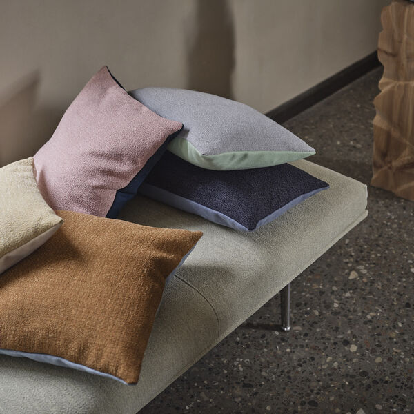 Mingle Cushion, rose/petroleum, Muuto