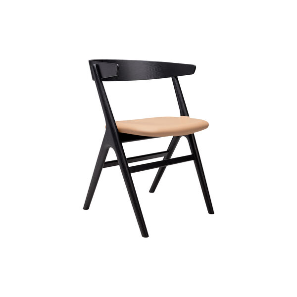 Sibast No 9 spisebordsstol, sortlakeret eg/honey Sibast No 9 spisebordsstol, sortlakeret eg/honey, Sibast Furniture