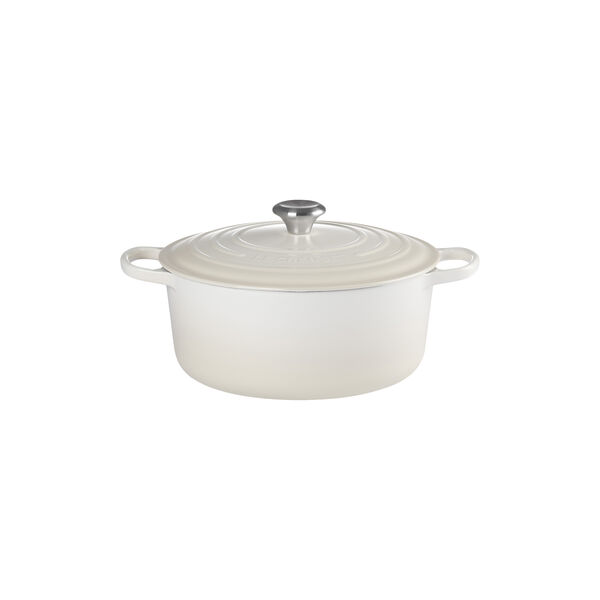 Signature rund st&oslash;bejernsgryde &Oslash; 28 cm, meringue, Le Creuset