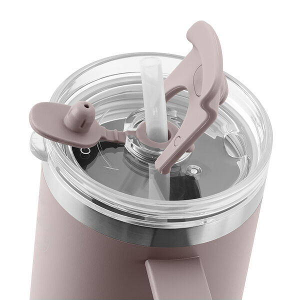 Thermo Cup With Straw, soft rose Thermo Cup With Straw, soft rose, AYA&IDA