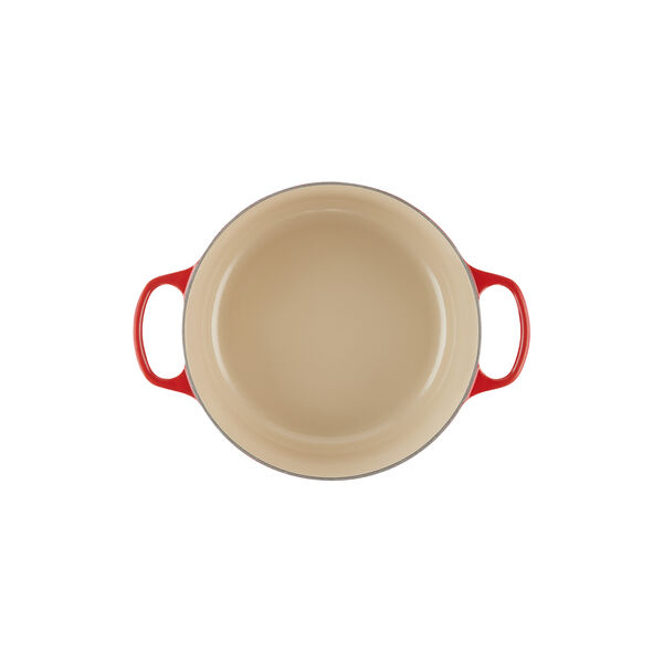 Signature rund st&oslash;bejernsgryde &Oslash; 26 cm, cerise, Le Creuset