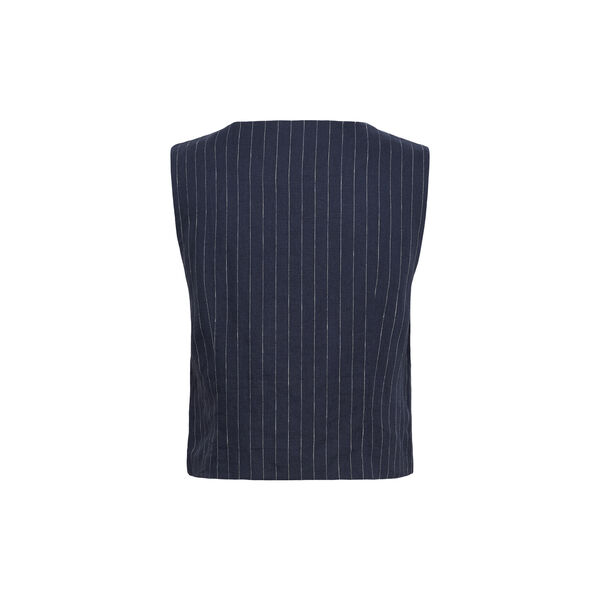 AzaniaPW Waistcoat, blue nights pinstripe, Part Two