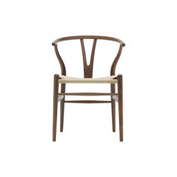 CH24 Y-stolen spisebordsstol, olieret valnød/natur CH24 Y-stolen spisebordsstol, olieret valnød/natur, Carl Hansen & Søn